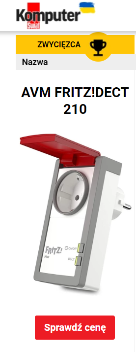 FRITZ!DECT 210 niekwestionowanym liderem wśród inteligentnych gniazdek