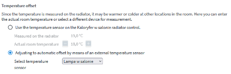 Ustawienie sterowania inteligentnym termostatem