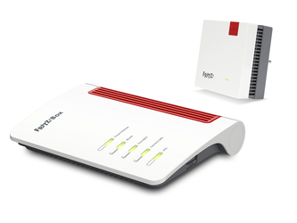 Router Wi-Fi FRITZ!Box 7530 AX DSL WAN Wi-Fi 6 + Wzmacniacz Wi-Fi FRITZ!Repeater 1200 AX Wi-Fi 6 MESH